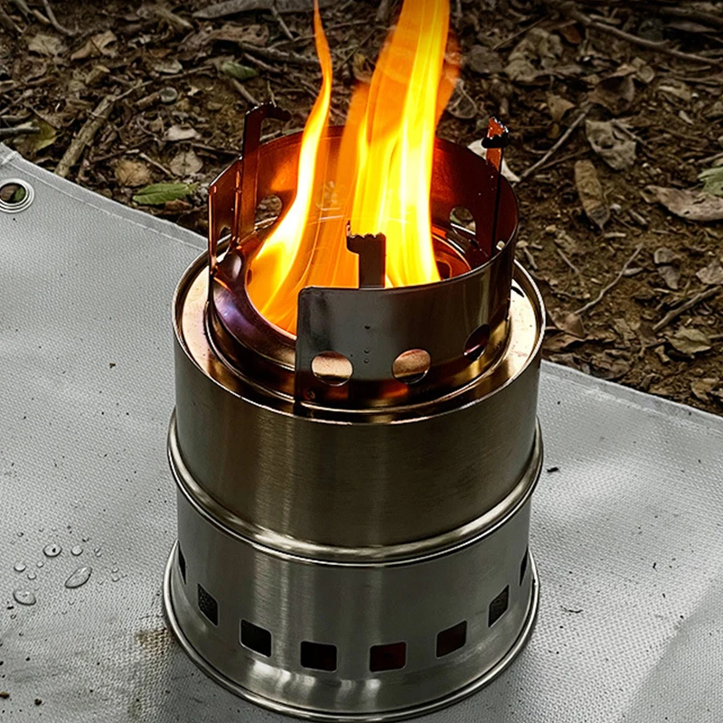 Outdoor wood gas wood-burning stove portable folding firewood stove camping gasification furnace
Outdoor wood gas wood-burning stove portable folding firewood stove camping gasification furnace
