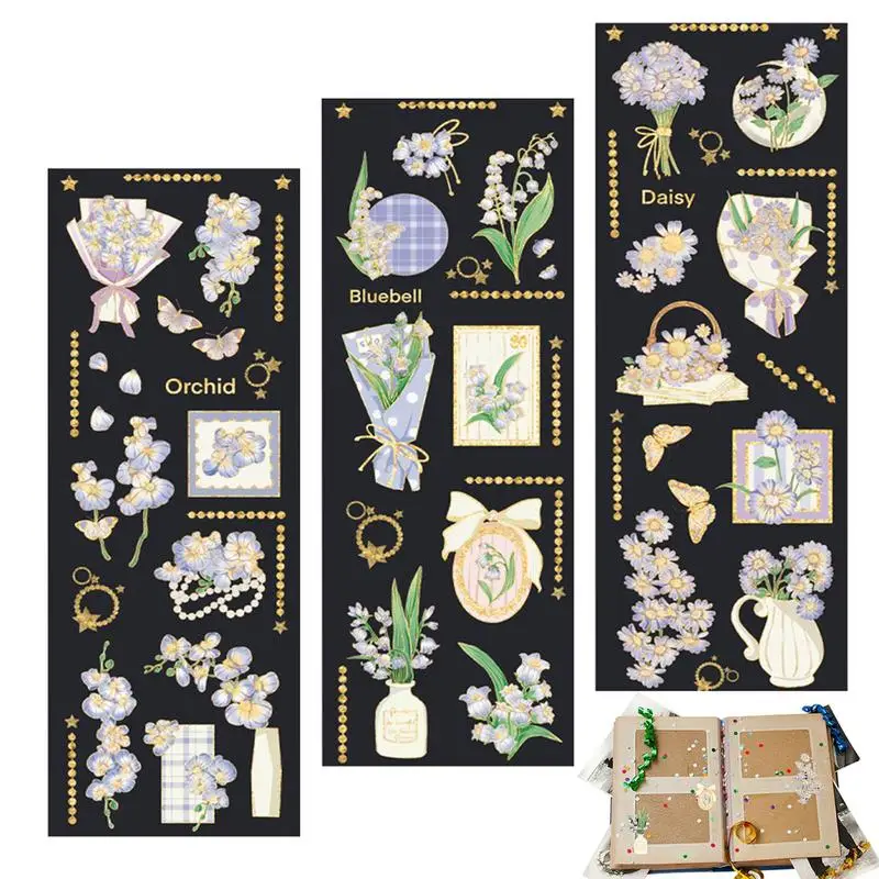 Retro Scrapbook Stickers Decorative Gilding Flower Stickers For Laptops Stickers Suitable For Decorating Daily Life Planner
Retro Scrapbook Stickers Decorative Gilding Flower Stickers For Laptops Stickers Suitable For Decorating Daily Life Planner