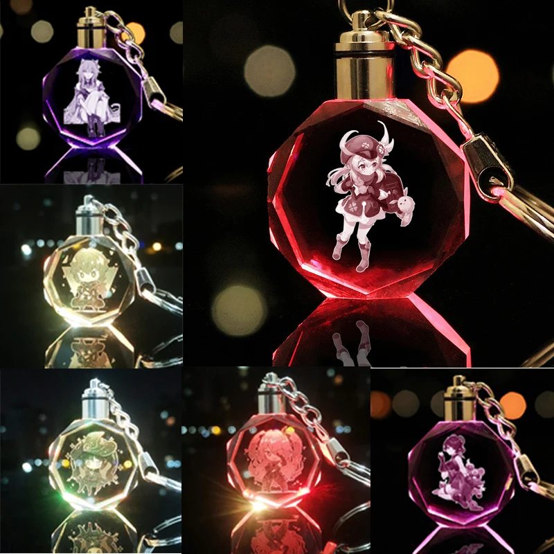 Crystal Luminous Keychain Genshin Impact Anime Figure Keychain Toys Crystal Luminous Keychain Children's Toy Birthday Gifts 
Crystal Luminous Keychain Genshin Impact Anime Figure Keychain Toys Crystal Luminous Keychain Children's Toy Birthday Gifts