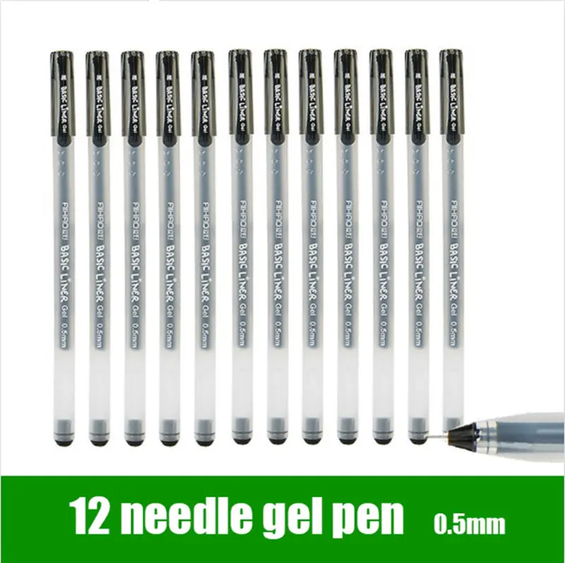 12 Pcs Gel Pen Set Large Capacity Black/Blue/Red Fast Dry Ink No-Refill Fine Point Smooth for Writing Cute Stationary
12 Pcs Gel Pen Set Large Capacity Black/Blue/Red Fast Dry Ink No-Refill Fine Point Smooth for Writing Cute Stationary