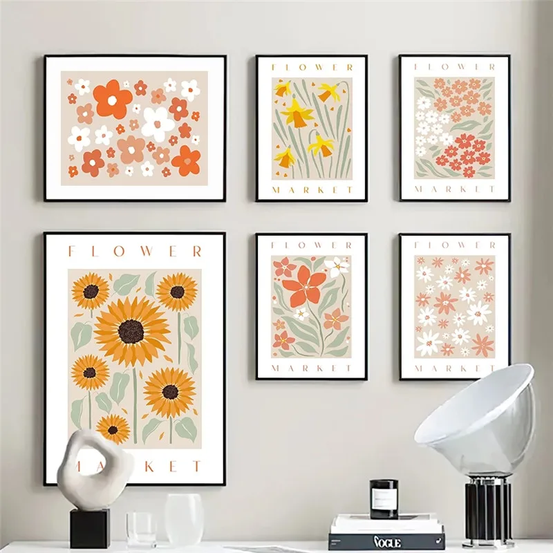 Flower Market Sunflower Shapes Wall Art Canvas Painting Posters and Prints Picture for Living Room Decoration Home Decor
Flower Market Sunflower Shapes Wall Art Canvas Painting Posters and Prints Picture for Living Room Decoration Home Decor