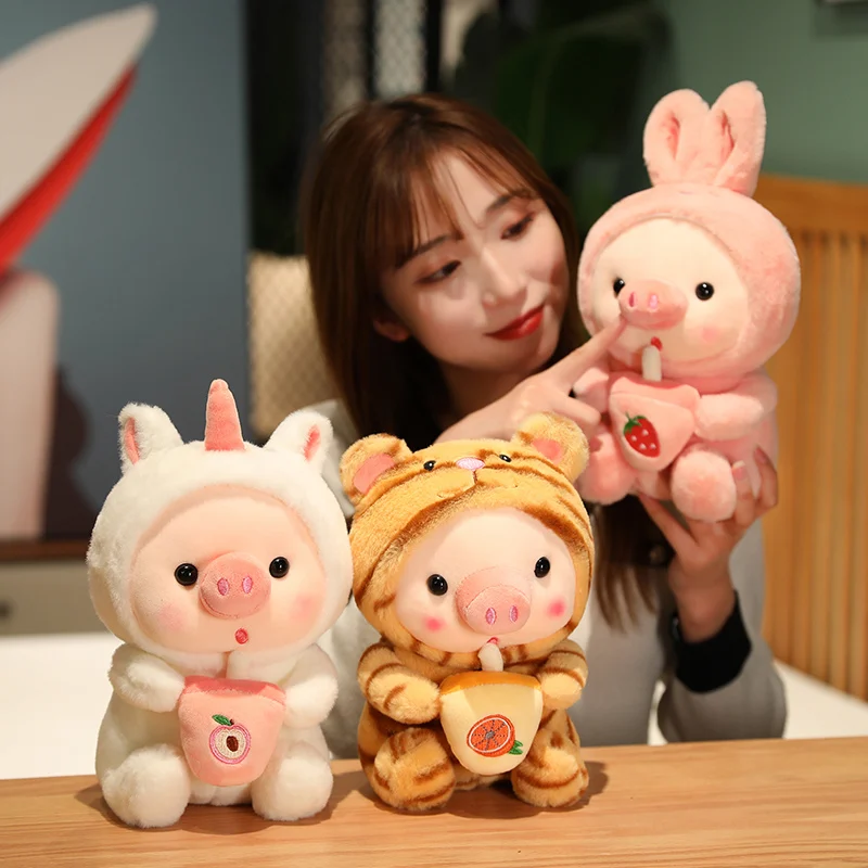 25/30cm Cartoon Pig Turn To Tiger Rabbit Unicorn Plush Toy Stuffed Cute Animal Doll For Pet Girlfriend Kid Son Daughter Gift
25/30cm Cartoon Pig Turn To Tiger Rabbit Unicorn Plush Toy Stuffed Cute Animal Doll For Pet Girlfriend Kid Son Daughter Gift