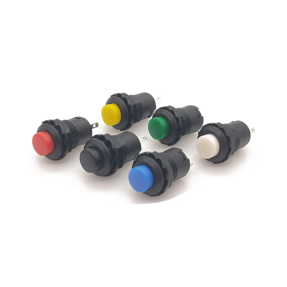 6Pcs Self-Lock/Momentary Pushbutton Switches DS427 DS428 12mm OFF-ON Push Button Switch 3A/125VAC 1.5A/250VAC Power Switch
6Pcs Self-Lock/Momentary Pushbutton Switches DS427 DS428 12mm OFF-ON Push Button Switch 3A/125VAC 1.5A/250VAC Power Switch