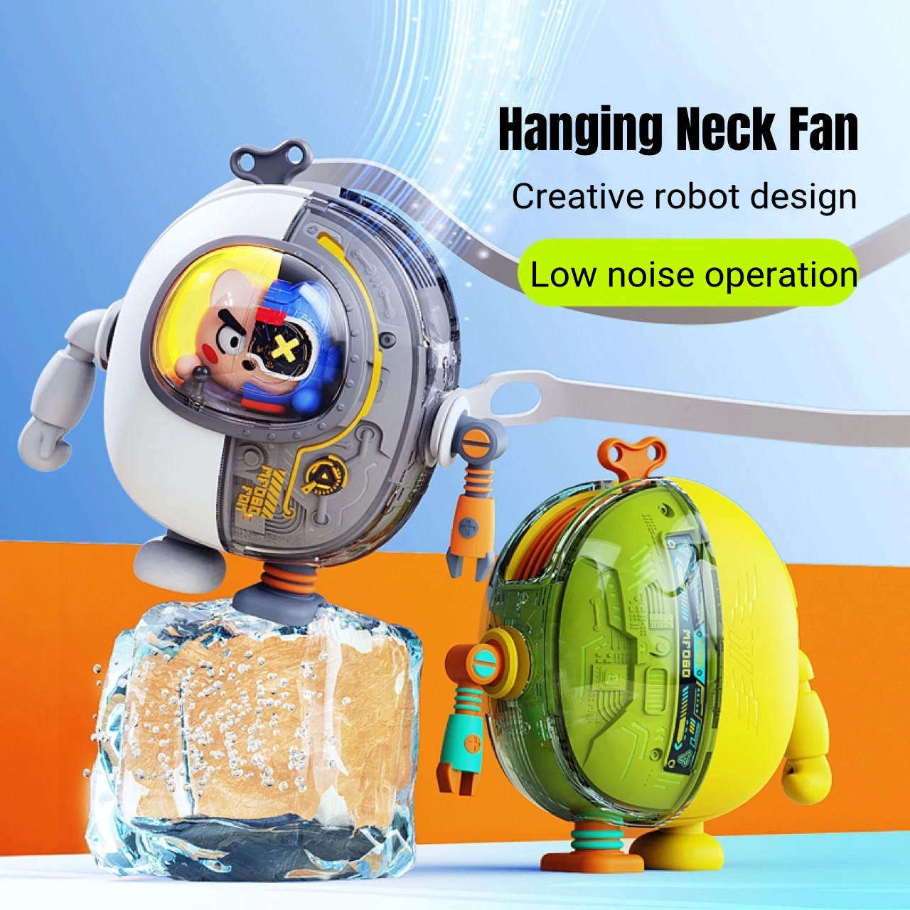 Kids Robot Fan Mecha Rechargeable Bladeless Fan Cooling Air USB Outdoor Cool Wireless Mini Neck Electric Hand for Portable
Kids Robot Fan Mecha Rechargeable Bladeless Fan Cooling Air USB Outdoor Cool Wireless Mini Neck Electric Hand for Portable