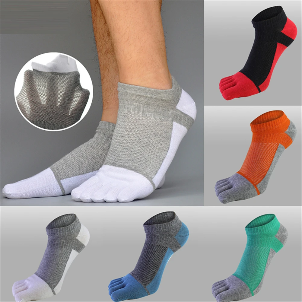 Pure Cotton Five Finger Socks Mens Sports Breathable Comfortable Shaping Anti Friction Men's Splicing Mesh Socks With Toes
Pure Cotton Five Finger Socks Mens Sports Breathable Comfortable Shaping Anti Friction Men's Splicing Mesh Socks With Toes