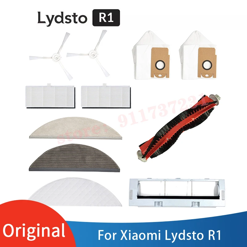 Replaceable accessory parts Dust bag side brush Lydsto R1 robot vacuum cleaner HEPA filter disposable mop cloth main brush cover
Replaceable accessory parts Dust bag side brush Lydsto R1 robot vacuum cleaner HEPA filter disposable mop cloth main brush cover