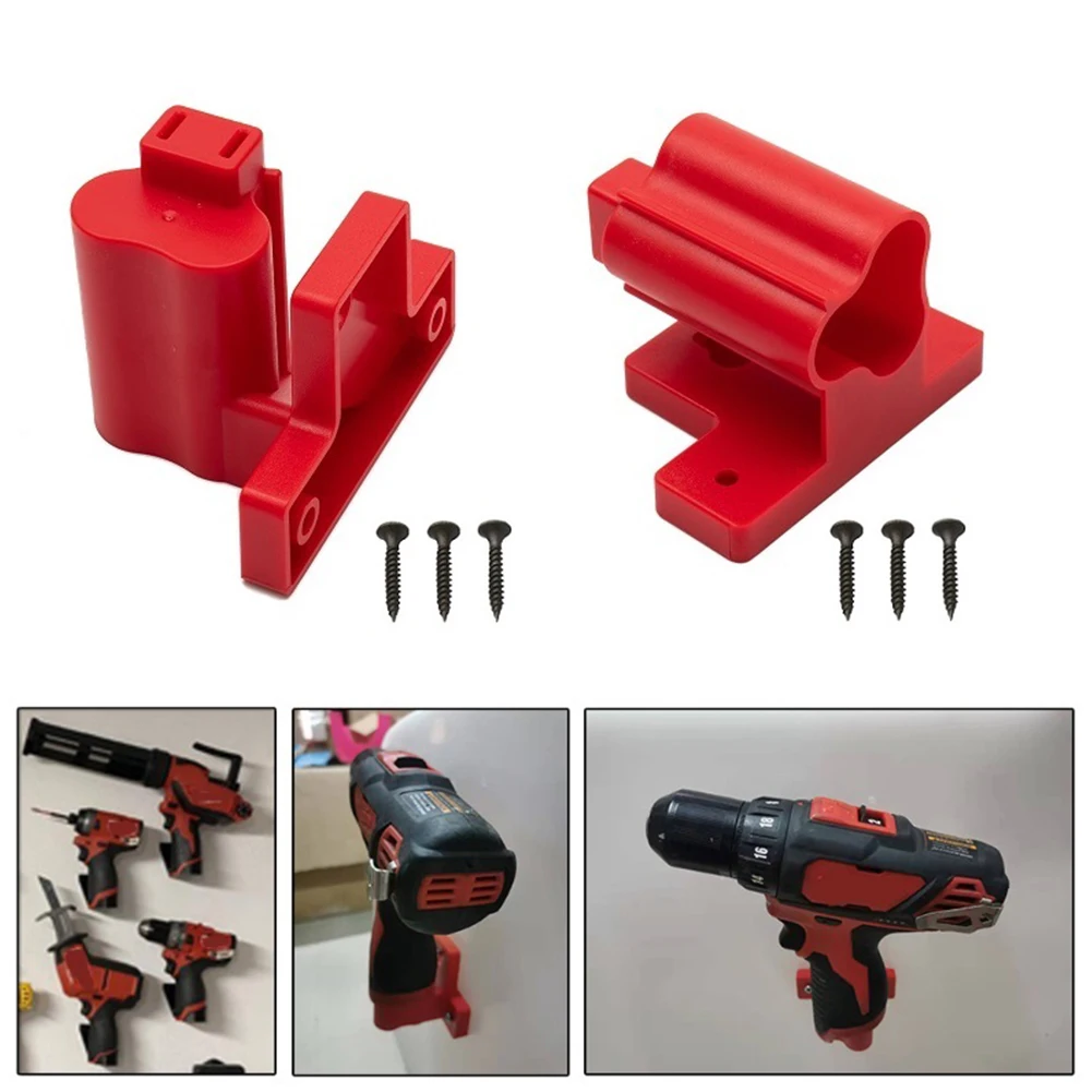 Tool Storage Tool Holder Mount 2 Packs ABS Plastic Material: Tool Hanger Red Tool Holder Mount With 6 Pcs Screws
Tool Storage Tool Holder Mount 2 Packs ABS Plastic Material: Tool Hanger Red Tool Holder Mount With 6 Pcs Screws