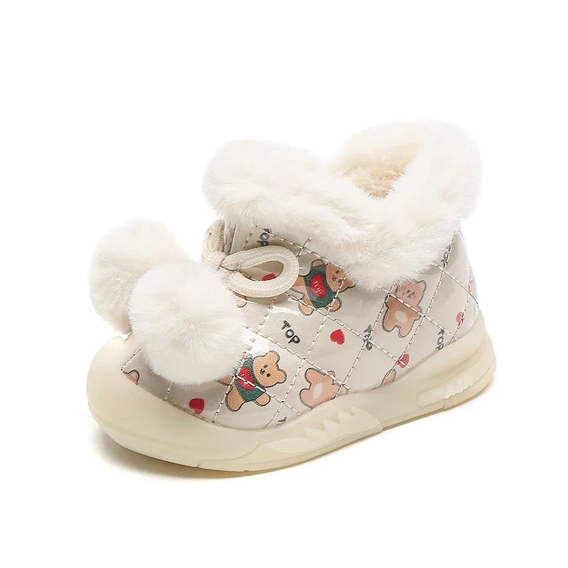 Winter Boots for Children Shoes Girl Cotton Slippers Soft Soled Toddler Girls Shoes Bowknot Princess Baby Cotton Boots Ankle
Winter Boots for Children Shoes Girl Cotton Slippers Soft Soled Toddler Girls Shoes Bowknot Princess Baby Cotton Boots Ankle