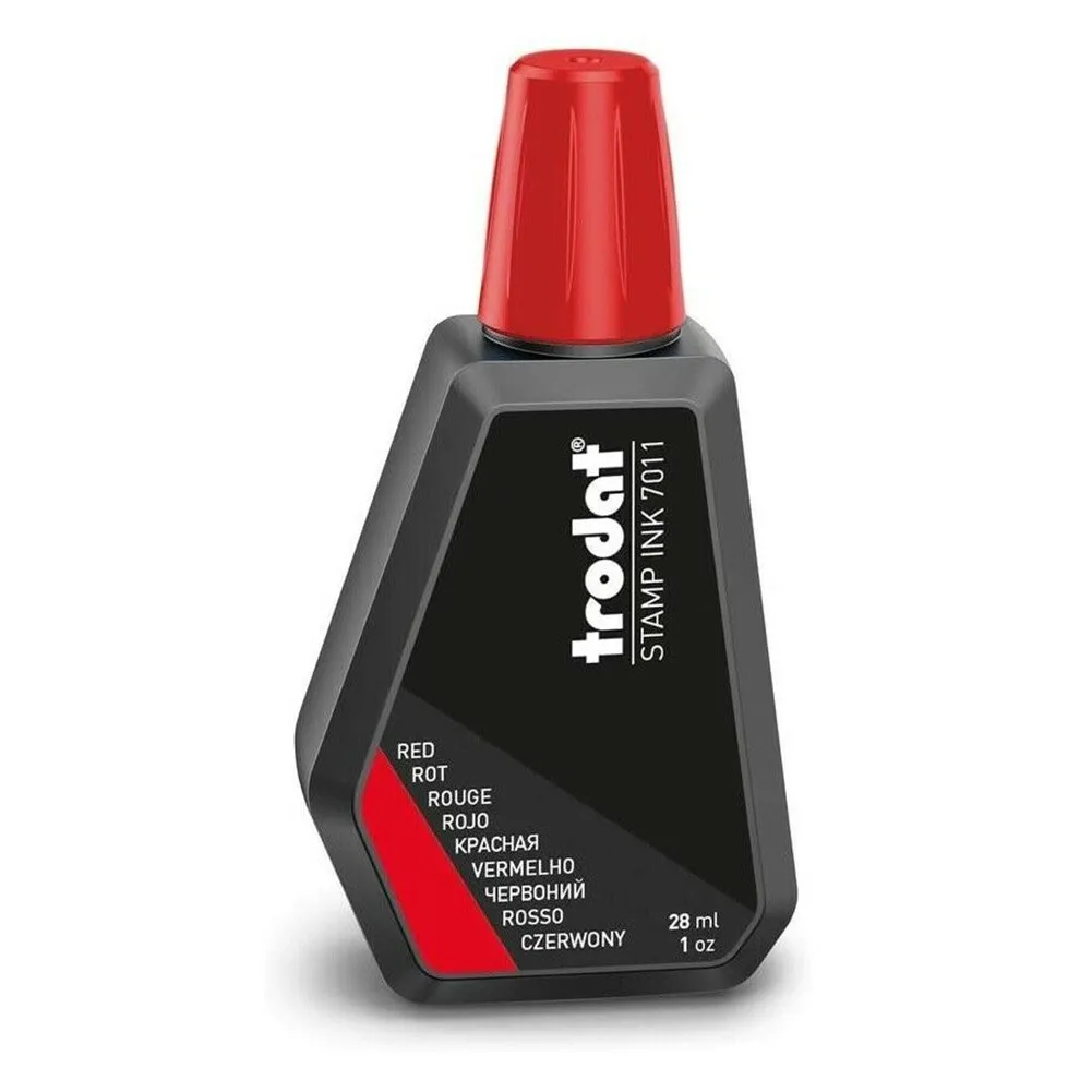 1pc 40g Trodat 7011 Stamp Pad Ink 28 Ml (Various Colours) Red / Blue / Black / Green / Purple For All Ink Pads
1pc 40g Trodat 7011 Stamp Pad Ink 28 Ml (Various Colours) Red / Blue / Black / Green / Purple For All Ink Pads
