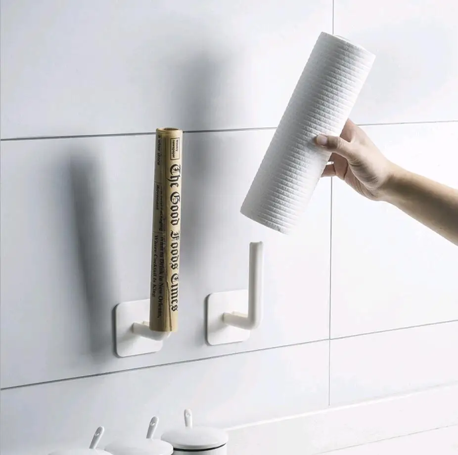 8pcs Kitchen Self-adhesive Accessories Under Cabinet Paper Roll Rack Towel Holder Tissue Hanger Storage Rack for Bathroom Toilet
8pcs Kitchen Self-adhesive Accessories Under Cabinet Paper Roll Rack Towel Holder Tissue Hanger Storage Rack for Bathroom Toilet