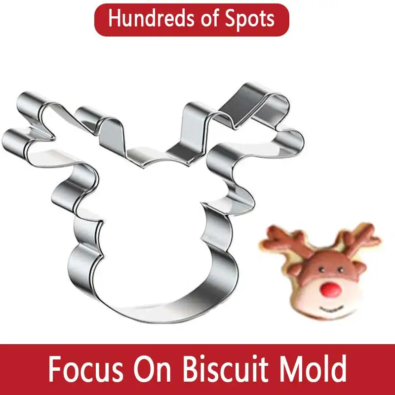 Deer Head Christmas Cookie Tools Cutter Mould Biscuit Press Icing Set Stamp Mold Stainless Steel Cake Decorating Tools Kitchen
Deer Head Christmas Cookie Tools Cutter Mould Biscuit Press Icing Set Stamp Mold Stainless Steel Cake Decorating Tools Kitchen