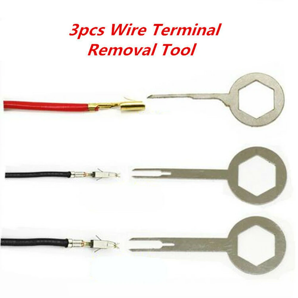 3pcs Car Electrical Terminal Key PinStainless Steel Car Parts Wiring Crimp Connector Removel Puller Tool Car Accessories
3pcs Car Electrical Terminal Key PinStainless Steel Car Parts Wiring Crimp Connector Removel Puller Tool Car Accessories