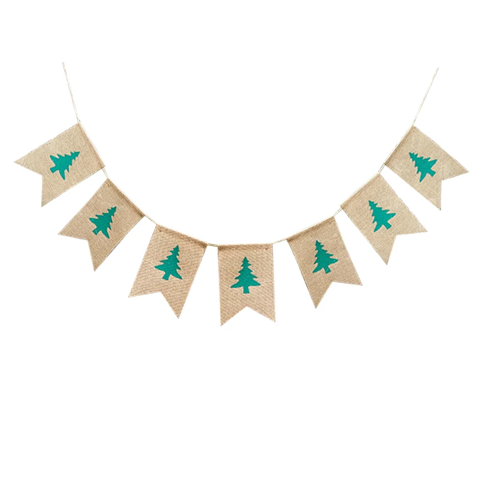 2.8M Christmas Burlap Banner 7-flag Butting Garland Banner for Christmas Decoration
2.8M Christmas Burlap Banner 7-flag Butting Garland Banner for Christmas Decoration