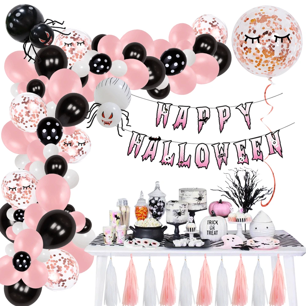 Halloween balloon decoration party balloon wholesale scene layout aluminum film latex group Halloween balloon chain set
Halloween balloon decoration party balloon wholesale scene layout aluminum film latex group Halloween balloon chain set