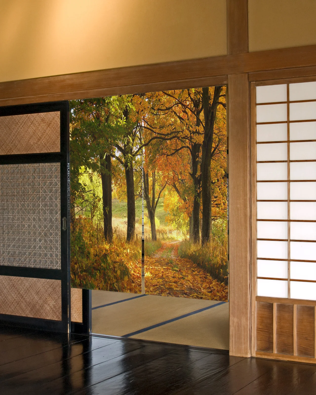 Deep Forest Maple Leaves Trees Door Curtain Japanese Style Partition Curtain for Kitchen Bedroom Decorative Curtain
Deep Forest Maple Leaves Trees Door Curtain Japanese Style Partition Curtain for Kitchen Bedroom Decorative Curtain