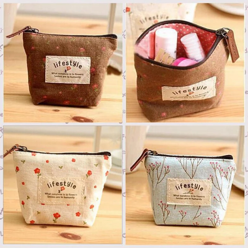 1PC Small Canvas Lady Girl's Coin Purse Wallet Pouch Case Bag Key Wallet Flower Purses Organizer
1PC Small Canvas Lady Girl's Coin Purse Wallet Pouch Case Bag Key Wallet Flower Purses Organizer