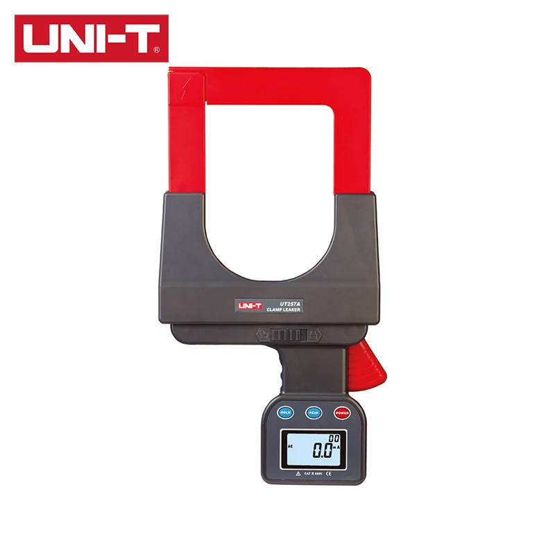 

UNI-T UT223A UT257A Large Jaws Leakage Clamp Meter AC 3000A LCD Backlight Data Hold Auto Power Off Low Battery Indication