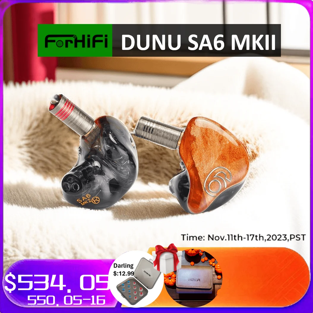DUNU SA6 MKII / MK2 6BA In-Ear Monitors IEMs 6 Balance Armature Drivers Earphones 2 Tuning Switch Solid Wooden Covers Headphone
DUNU SA6 MKII / MK2 6BA In-Ear Monitors IEMs 6 Balance Armature Drivers Earphones 2 Tuning Switch Solid Wooden Covers Headphone