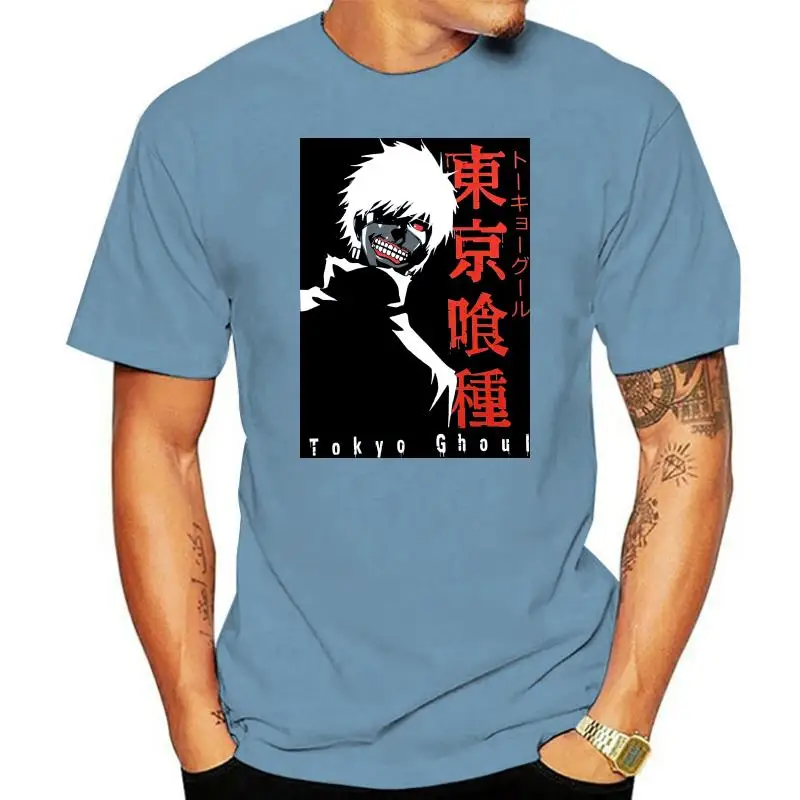 

Tokyo Ghoul Ken Kaneki Character Officially licensed Adult T Shirt Cartoon t shirt men Unisex New Fashion tshirt Loose