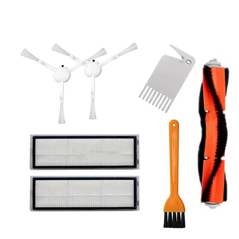 Запчасти для робота-пылесоса Xiaomi Mijia 1C STYTJ01ZHM, основная и боковая щетки, фильтр НЕРА, чистящий инструмент
Запчасти для робота-пылесоса Xiaomi Mijia 1C STYTJ01ZHM, основная и боковая щетки, фильтр НЕРА, чистящий инструмент