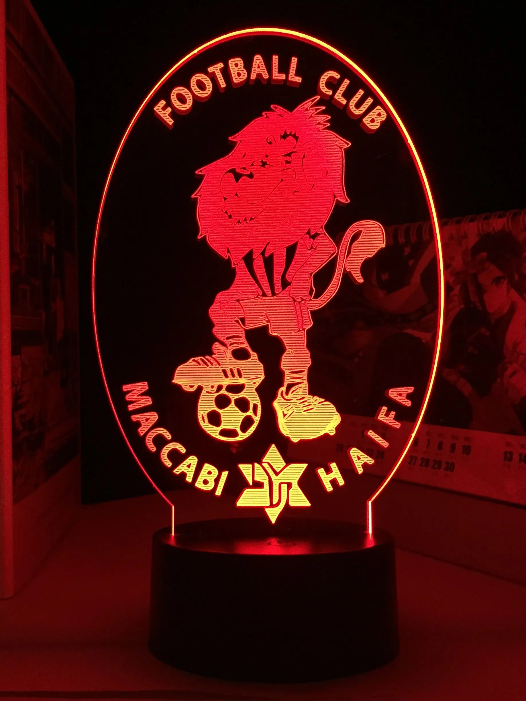 Maccabi Haifa футбольный клуб 3D Светодиодная лампа для спальни Декор Свет Дети День рождения красочный подарок светодиодный светильник Манга под...
Maccabi Haifa футбольный клуб 3D Светодиодная лампа для спальни Декор Свет Дети День рождения красочный подарок светодиодный светильник Манга под...