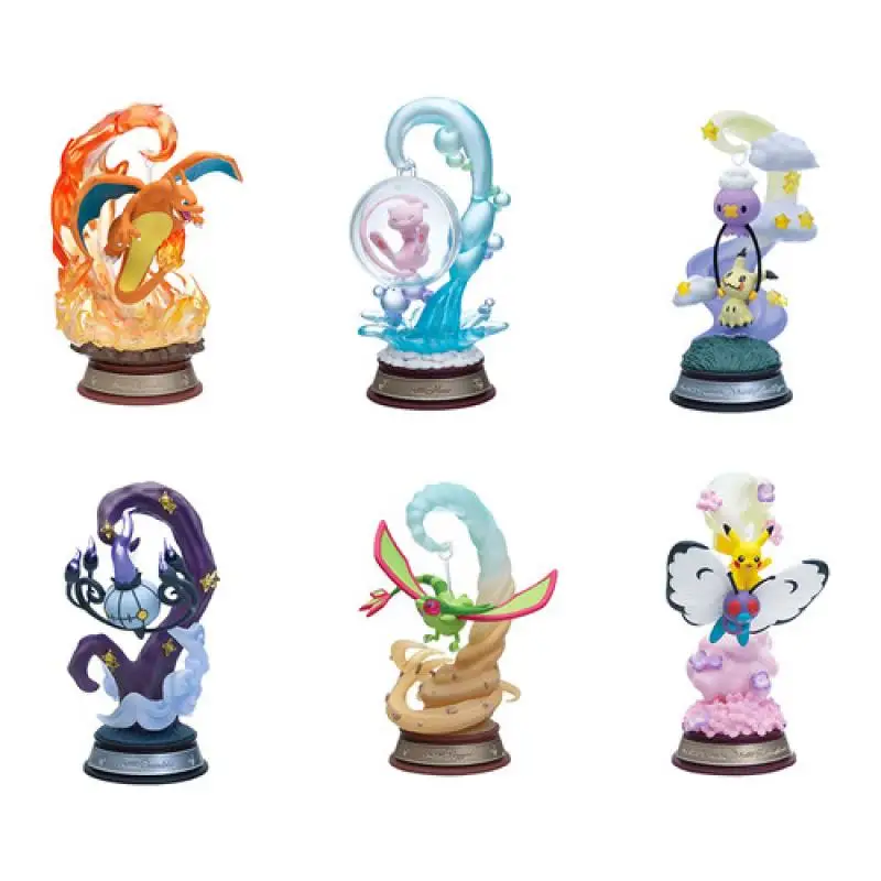 6pcs/set Re-Ment Pokemon Charizard pikachu Mew Swing Vignette Collection - Assorted Blind box Action Figure toys for children
6pcs/set Re-Ment Pokemon Charizard pikachu Mew Swing Vignette Collection - Assorted Blind box Action Figure toys for children