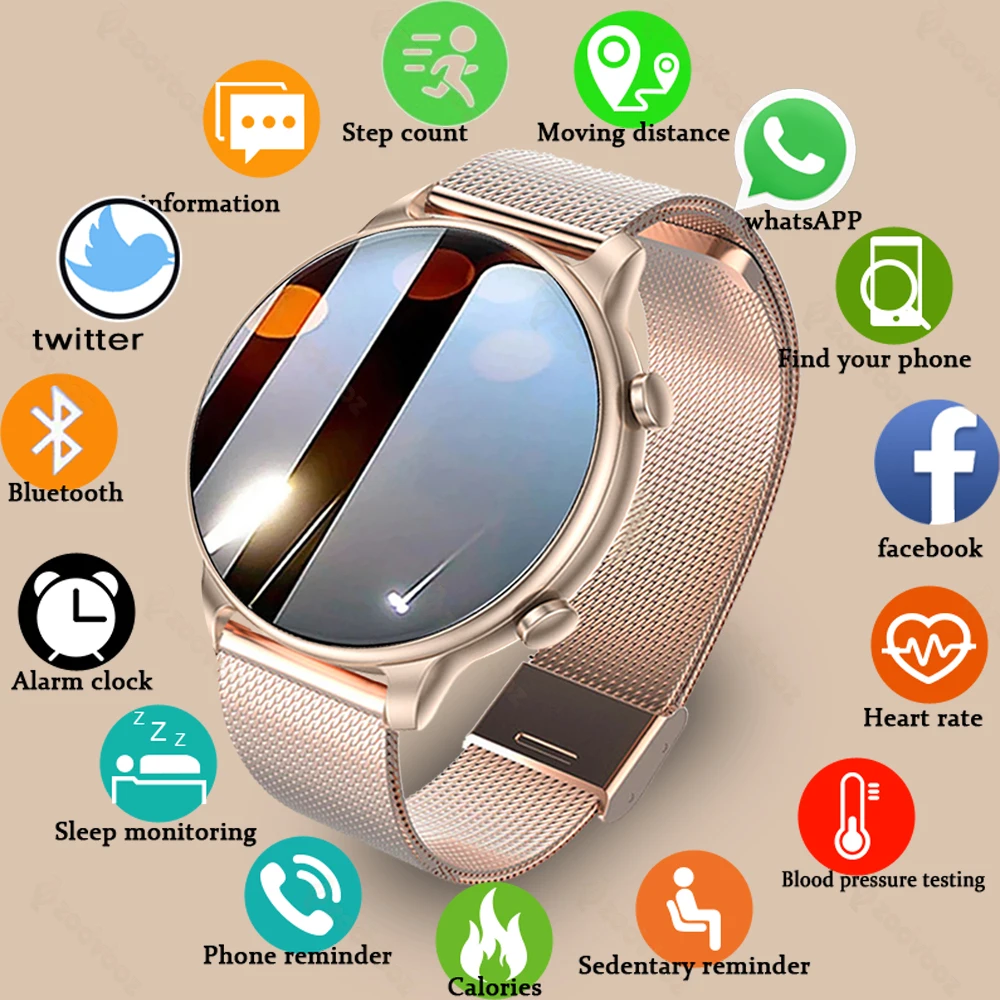 2022 New Smart Watch Women Full Touch Screen Sports Fitness Women Watch Waterproof IP67 For Android ios Smartwatch Women Men
2022 New Smart Watch Women Full Touch Screen Sports Fitness Women Watch Waterproof IP67 For Android ios Smartwatch Women Men