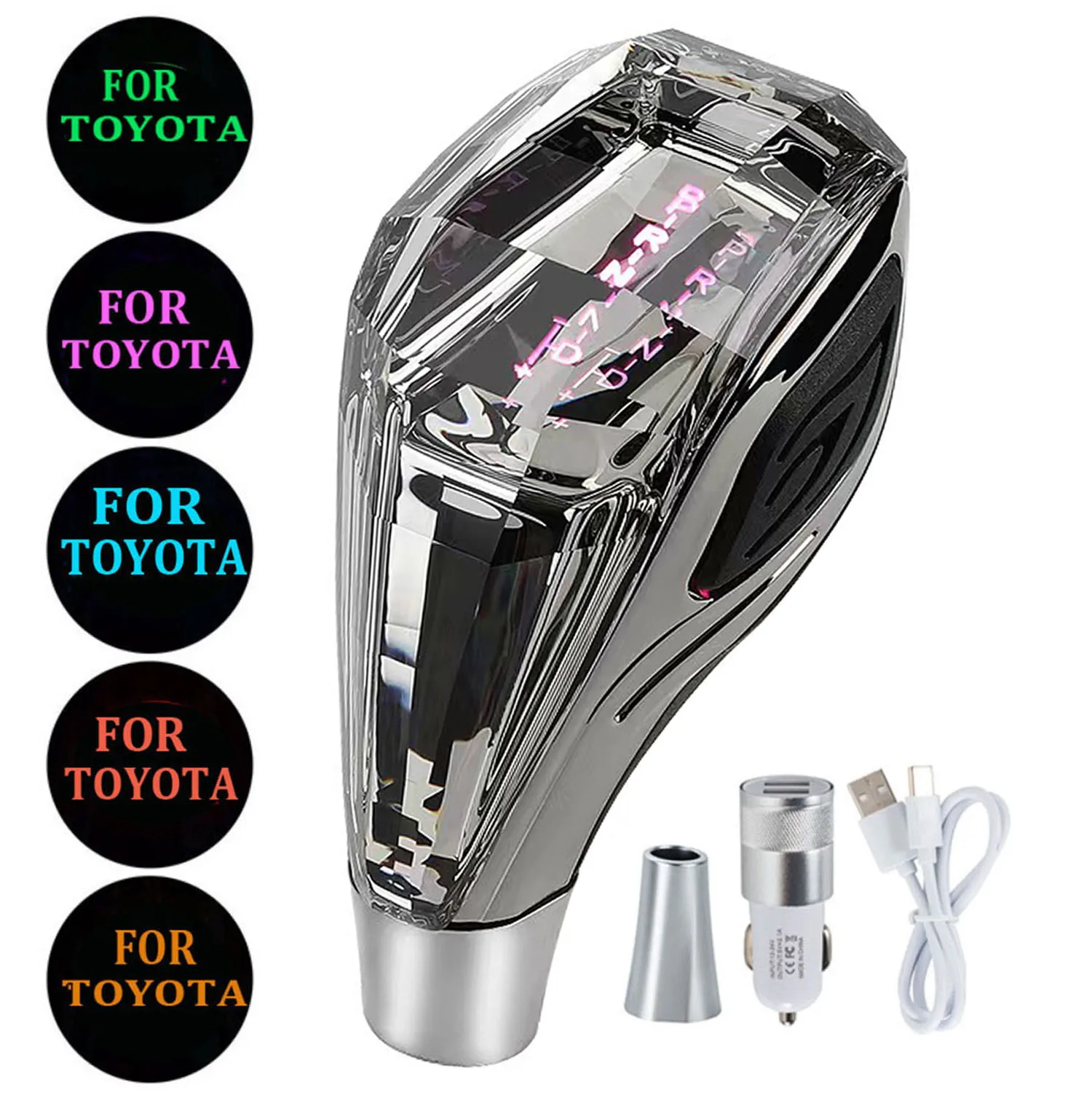 Universal crystal Gear Shift Knob for Mazda Toyota Lexus Mitsubishi Volkswagen LED Light Change Handle Manual Lever Shift Heads
Universal crystal Gear Shift Knob for Mazda Toyota Lexus Mitsubishi Volkswagen LED Light Change Handle Manual Lever Shift Heads