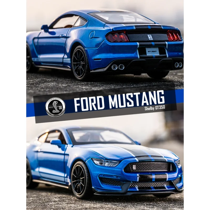 Модель автомобиля Ford Mustang GT350 из сплава, Детская игрушечная машинка с контролем мощности, модель автомобиля
Модель автомобиля Ford Mustang GT350 из сплава, Детская игрушечная машинка с контролем мощности, модель автомобиля