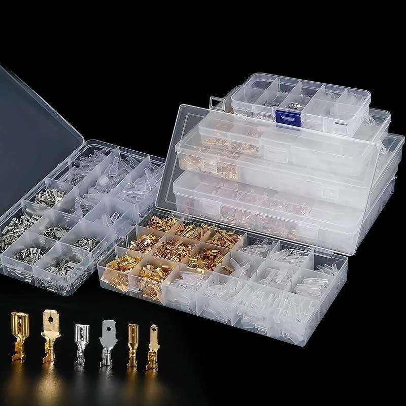 270pcs Quick Splice Male Female Spade Connector 2.8/4.8/6.3mm Wire Crimp Terminal Block with Insulating Sleeve Assortment Kit
270pcs Quick Splice Male Female Spade Connector 2.8/4.8/6.3mm Wire Crimp Terminal Block with Insulating Sleeve Assortment Kit