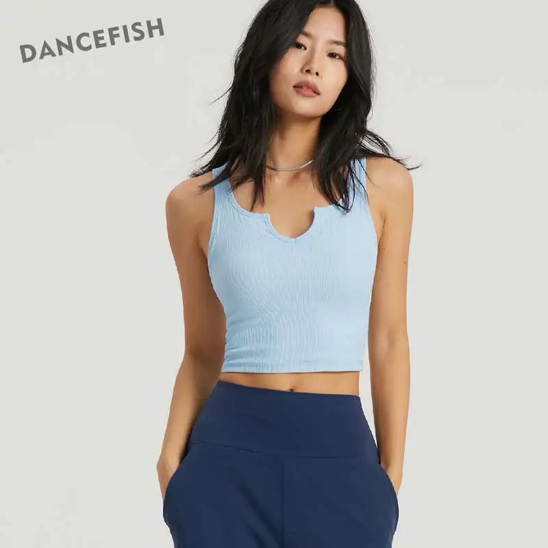 DANCEFISH 2023 Rib Fabric Supported Short Top Medium Intensity Semi-Fixed Pads Activewear Sport Vest Training Riding Yoga Bras
DANCEFISH 2023 Rib Fabric Supported Short Top Medium Intensity Semi-Fixed Pads Activewear Sport Vest Training Riding Yoga Bras