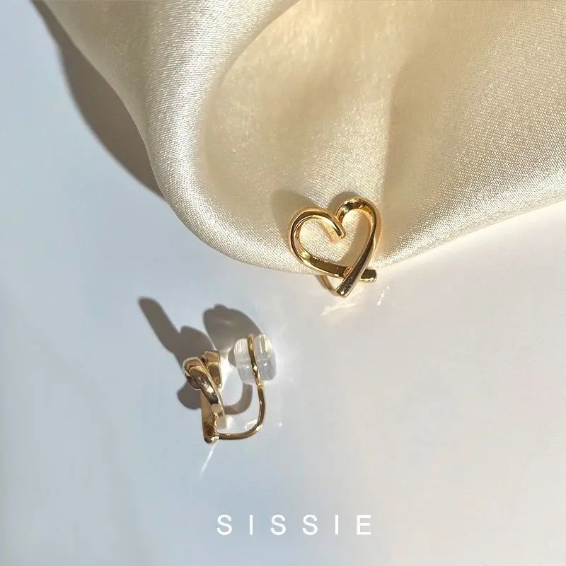 Korea Fashion Irregular Heart Ear Clips for Women Silicone Earring Without Piercing Fashion Girls Banquet Jewelry Gift Wholesale
Korea Fashion Irregular Heart Ear Clips for Women Silicone Earring Without Piercing Fashion Girls Banquet Jewelry Gift Wholesale