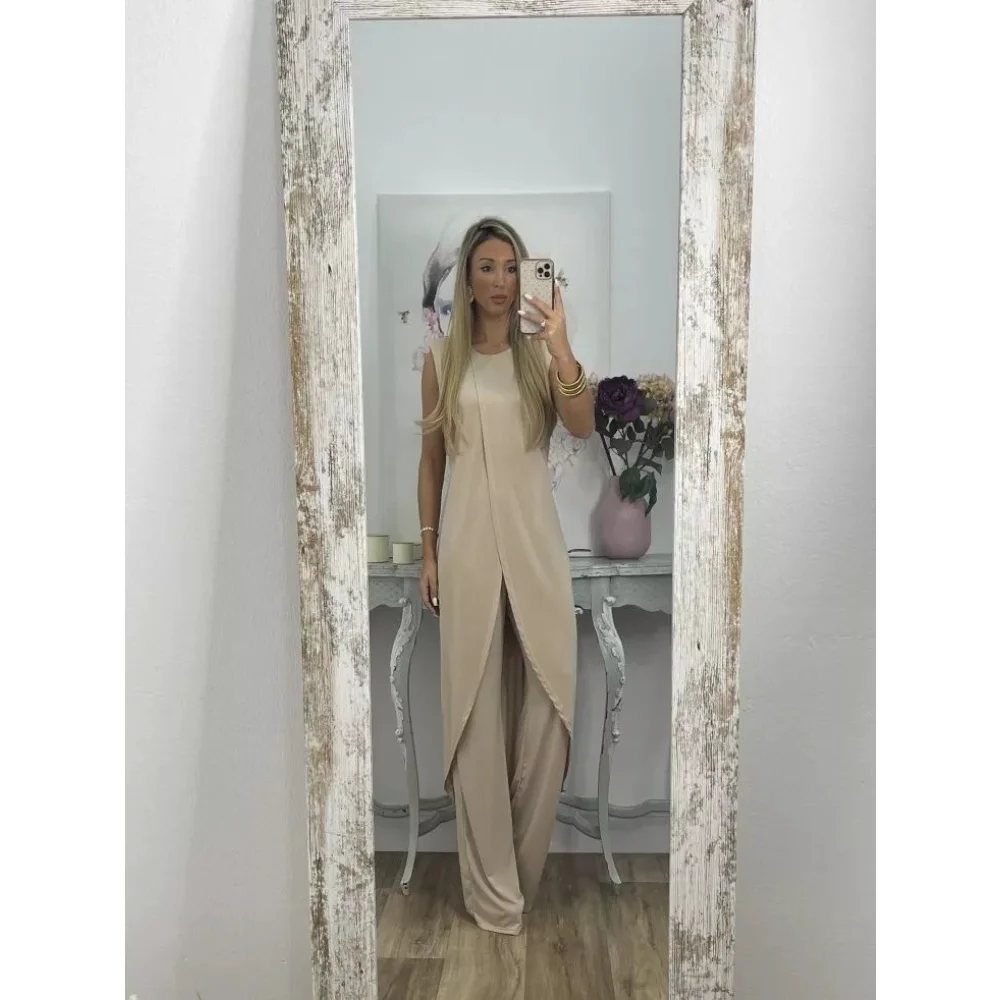 Two Piece Set Summer Autumn Female Long Pants Suits Women's Casual Loose Sleeveless Tank Top Outfits O-Neck Solid Pants Set
Two Piece Set Summer Autumn Female Long Pants Suits Women's Casual Loose Sleeveless Tank Top Outfits O-Neck Solid Pants Set