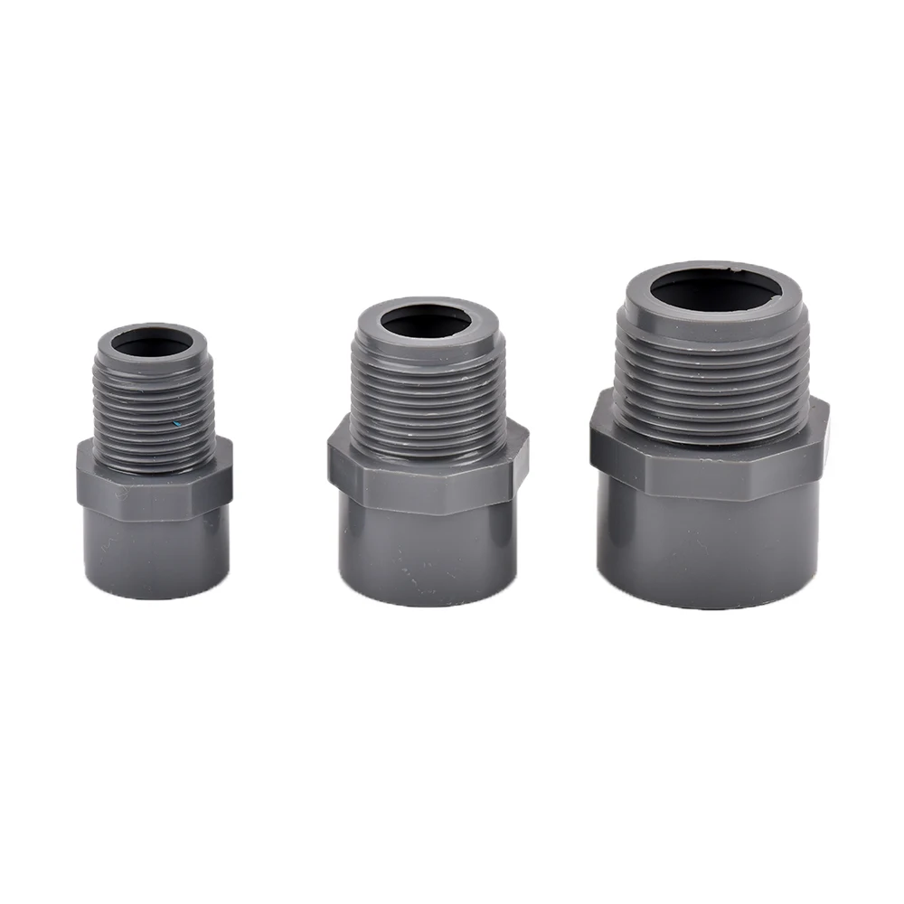 2pcs PVC 1/2" 3/4" 1" Thread Connector 20/25/32 mm PVC Water Pipe Adapter Garden Irrigation Tube Fittings
2pcs PVC 1/2" 3/4" 1" Thread Connector 20/25/32 mm PVC Water Pipe Adapter Garden Irrigation Tube Fittings