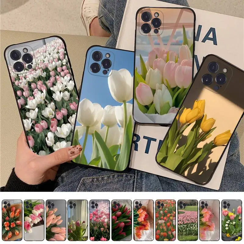 Tulip flower Phone Case For iPhone 14 11 12 13 Mini Pro XS Max Cover 6 7 8 Plus X XR SE 2020 Funda Shell
Tulip flower Phone Case For iPhone 14 11 12 13 Mini Pro XS Max Cover 6 7 8 Plus X XR SE 2020 Funda Shell