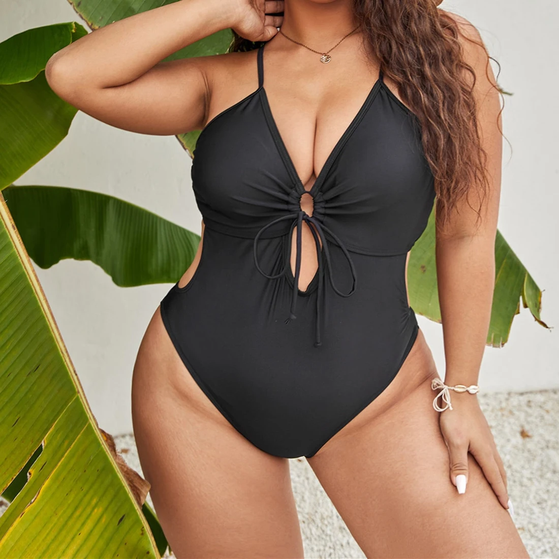 High Waist Women Swimsuit Summer Solid Color High-grade Fabric Bikini Set Plus Size Swimwear Bathing Suit
High Waist Women Swimsuit Summer Solid Color High-grade Fabric Bikini Set Plus Size Swimwear Bathing Suit