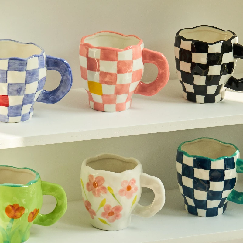 Korean Ins Style Hand Made Irregular Mug Hand Painted Flowers Ceramic Mug Breakfast Cup Coffee Cup Cute Tea Cups
Korean Ins Style Hand Made Irregular Mug Hand Painted Flowers Ceramic Mug Breakfast Cup Coffee Cup Cute Tea Cups