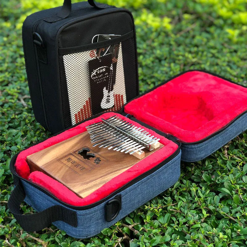 Universal 17 Strings Finger Thumb Piano Kalimba Organizer Box Children Present Bag Exquisite Music Instruments Storage Handbags
Universal 17 Strings Finger Thumb Piano Kalimba Organizer Box Children Present Bag Exquisite Music Instruments Storage Handbags