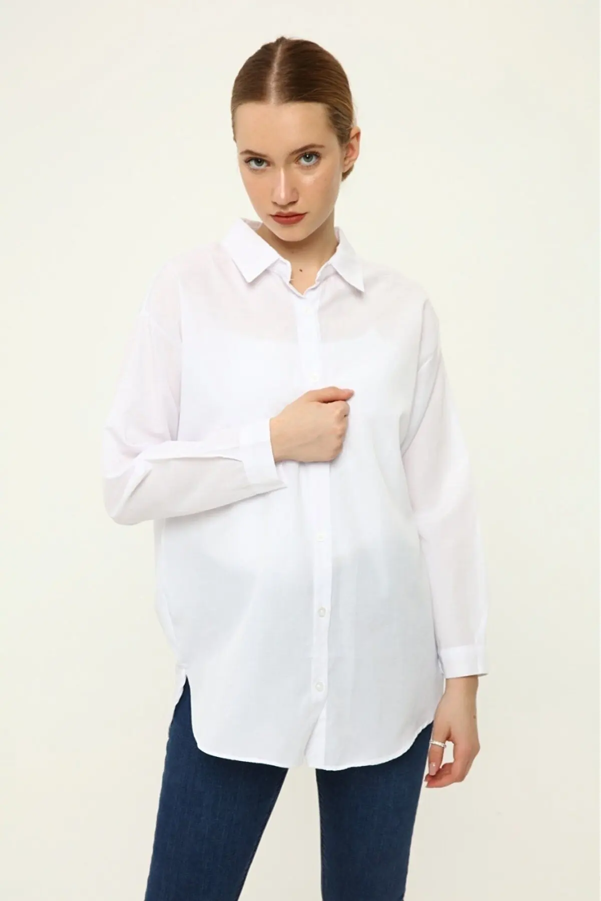 Cotton cottage with plenty of mold long shirt Pretty and Cheap women's Shirts 304651380
Cotton cottage with plenty of mold long shirt Pretty and Cheap women's Shirts 304651380