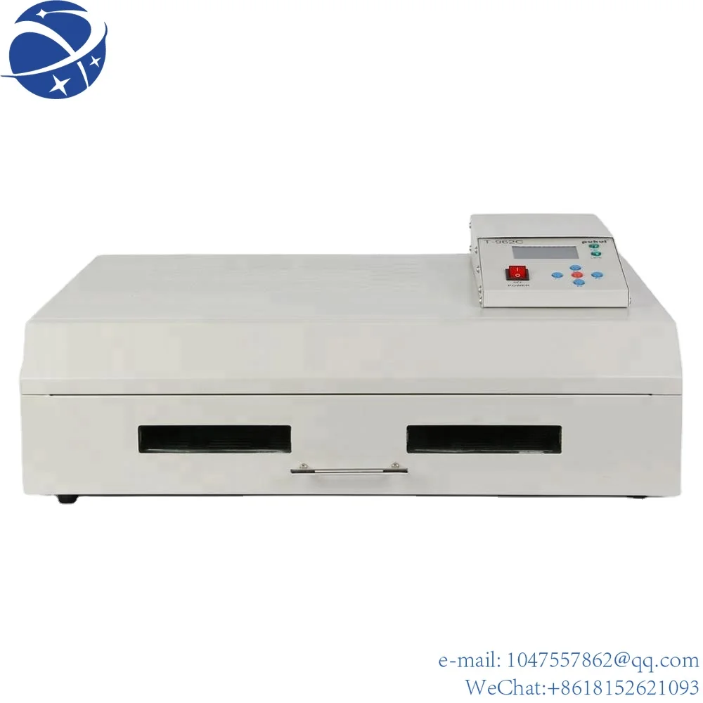 Паяльная машина Yun YiReflow T962C, духовка для нагрева 2800 Вт, 400X600 мм, инфракрасный нагреватель, автоматический 
Паяльная машина Yun YiReflow T962C, духовка для нагрева 2800 Вт, 400X600 мм, инфракрасный нагреватель, автоматический