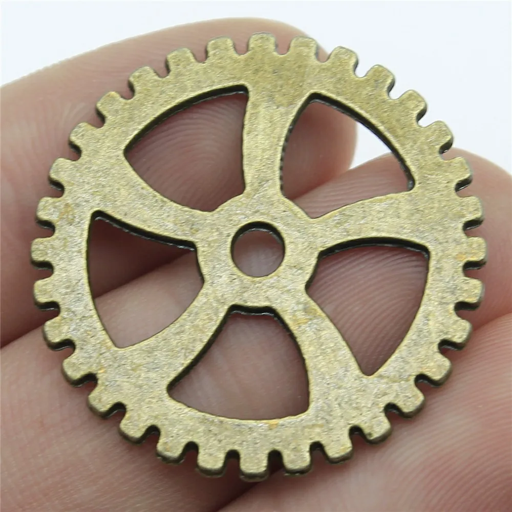 10pcs 40mm Antique Bronze Color Big Gear Steampunk Charms For Jewelry Making A11626
10pcs 40mm Antique Bronze Color Big Gear Steampunk Charms For Jewelry Making A11626