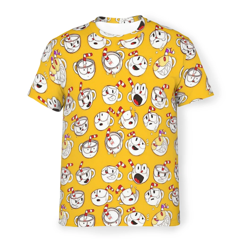 Cuphead Cup Head Game Pattern Style Polyester TShirt Top Quality Hip Hop Thin T Shirt Short Sleeve
Cuphead Cup Head Game Pattern Style Polyester TShirt Top Quality Hip Hop Thin T Shirt Short Sleeve