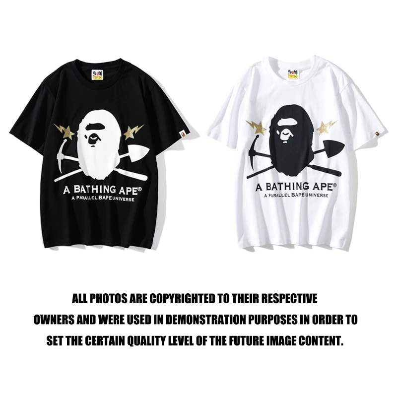 Fashion BAPE Short Sleeve by Bathing Ape 2022 Japanese Tide Brand High Quality Short Sleeve Casual Hip Hop Cotton T-Shirt#05
Fashion BAPE Short Sleeve by Bathing Ape 2022 Japanese Tide Brand High Quality Short Sleeve Casual Hip Hop Cotton T-Shirt#05