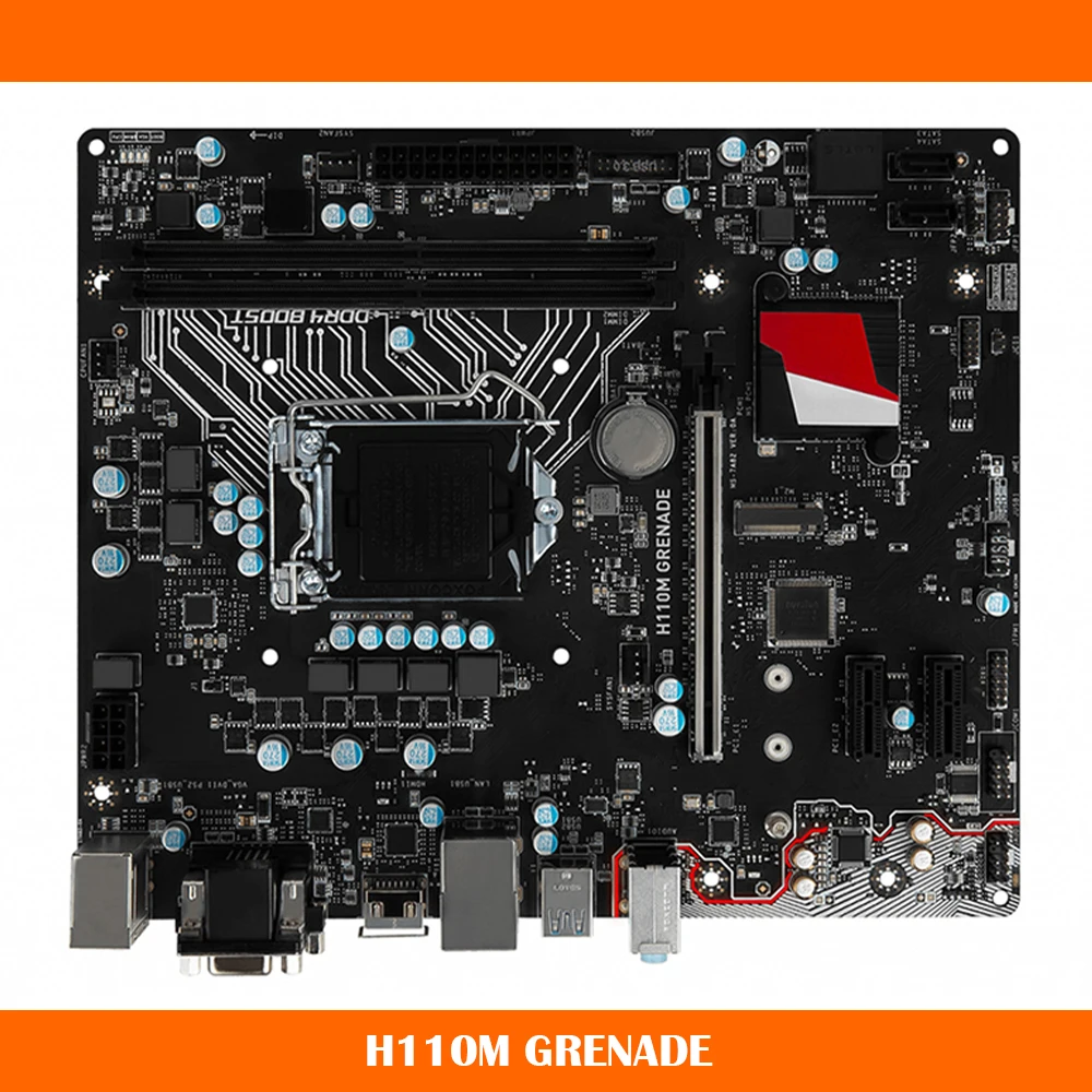 H110M GRENADE For Msi LGA1151 DDR4 32GB M.2 PCI-E3.0 SATA3 USB2.0/3.1 Micro ATX Desktop Motherboard Original Quality Work Fine
H110M GRENADE For Msi LGA1151 DDR4 32GB M.2 PCI-E3.0 SATA3 USB2.0/3.1 Micro ATX Desktop Motherboard Original Quality Work Fine