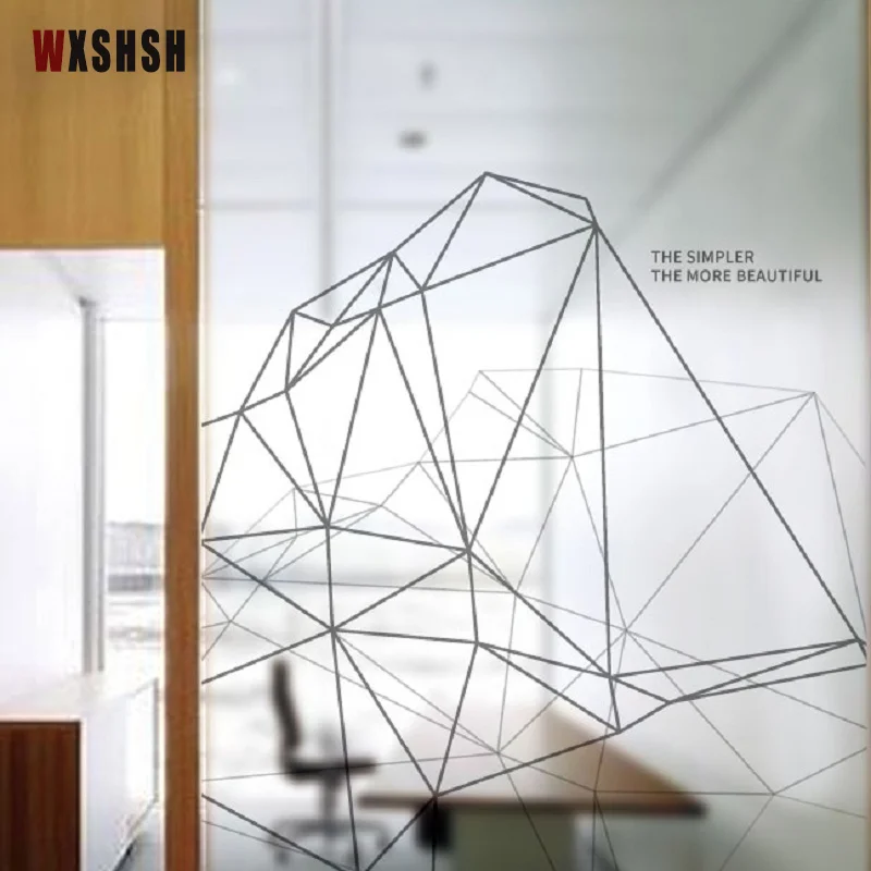 Geometry Pattern Custom Size Window Film Static Cling Privacy Protection Heat Control Decorative Film For Bathroom Living Room
Geometry Pattern Custom Size Window Film Static Cling Privacy Protection Heat Control Decorative Film For Bathroom Living Room