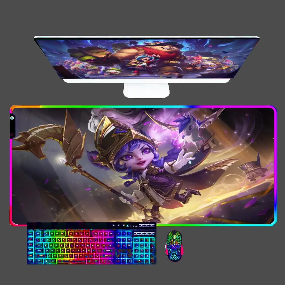 Lulu League Of Legends RGB Mouse Pad Kawaii Gaming Office Accessories Computer Pc Gamer Speed Keyboard LED Desk Mat Mousepad XXL
Lulu League Of Legends RGB Mouse Pad Kawaii Gaming Office Accessories Computer Pc Gamer Speed Keyboard LED Desk Mat Mousepad XXL