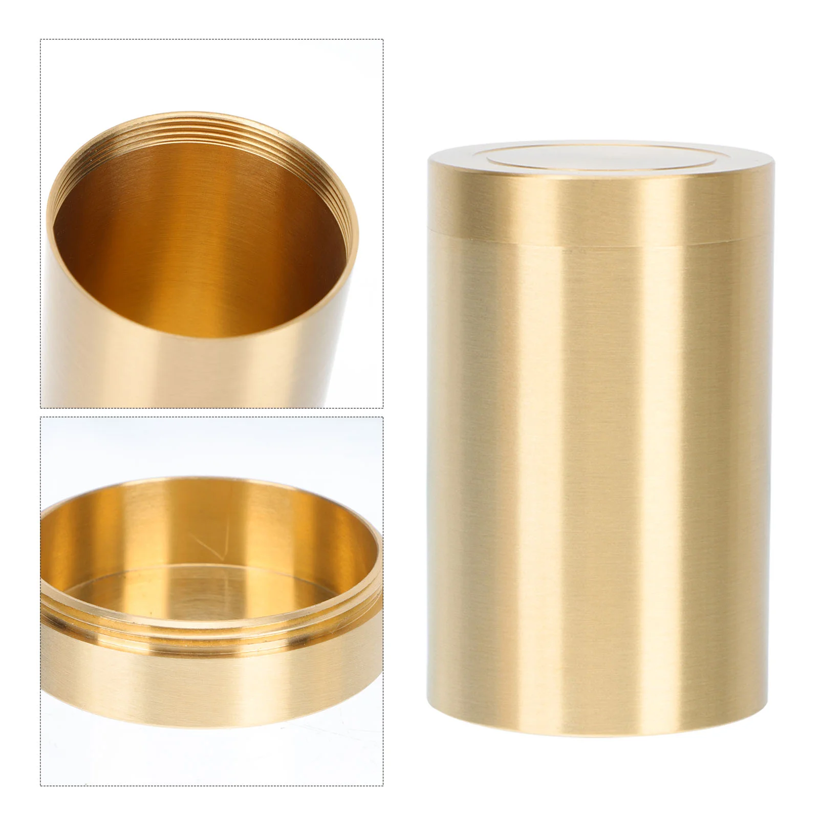 Flour Container Coffee Bean Storage Canister Sealable Containers Dry Nuts Sealing Jar Tea Containers Loose Cover Brass Tea Caddy
Flour Container Coffee Bean Storage Canister Sealable Containers Dry Nuts Sealing Jar Tea Containers Loose Cover Brass Tea Caddy