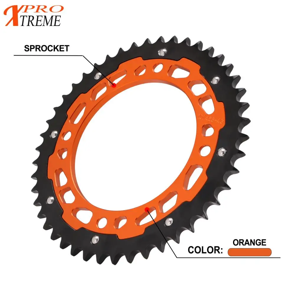 Motorcycle 46T Rear Sprocket Chain For KTM SX85 2004-2021 SX105 2007-2011 XC105 2008-2009 For Husqvarna TC85 2015-2021
Motorcycle 46T Rear Sprocket Chain For KTM SX85 2004-2021 SX105 2007-2011 XC105 2008-2009 For Husqvarna TC85 2015-2021