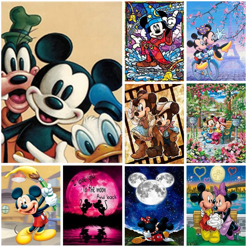 Алмазная 5D картина Disney, вышивка из страз «сделай сам», мультяшный Микки Маус, круглая Алмазная вышивка, украшение для дома, день рождения, для детей
Алмазная 5D картина Disney, вышивка из страз «сделай сам», мультяшный Микки Маус, круглая Алмазная вышивка, украшение для дома, день рождения, для детей
