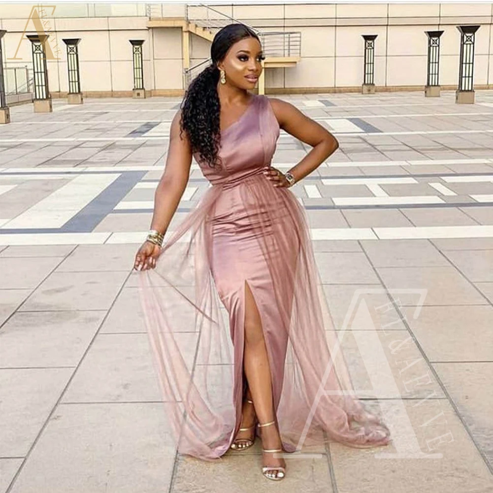 Purpl Satin Bridesmaid Dresses One Shoulder Wedding Party Dress for Women Side Split Elegant Gowns Women Evening Party Gown Robe
Purpl Satin Bridesmaid Dresses One Shoulder Wedding Party Dress for Women Side Split Elegant Gowns Women Evening Party Gown Robe